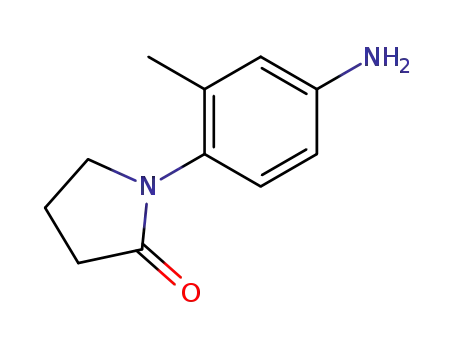 Molecular Structure of 13691-29-7 (1-(4-AMINO-2-METHYLPHENYL)PYRROLIDIN-2-ONE)