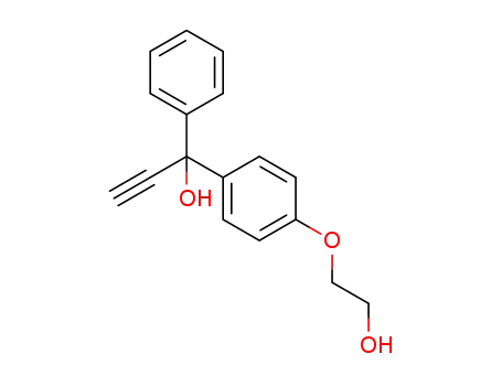 1-(4-(2-hydroxyethoxy)phenyl)-1-phenylprop-2-yn-1-ol