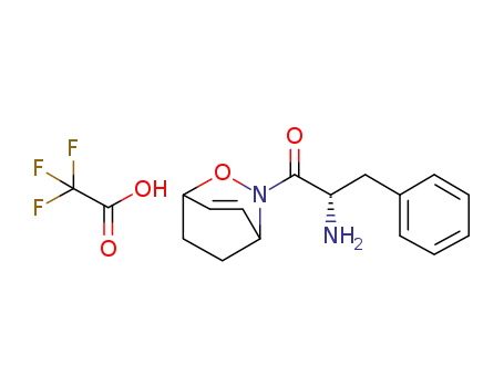(2S)-2-amino-1-(2-oxa-3-azabicyclo[2.2.2]oct-5-en-3-yl)-3-phenylpropan-1-one trifluoroacetate