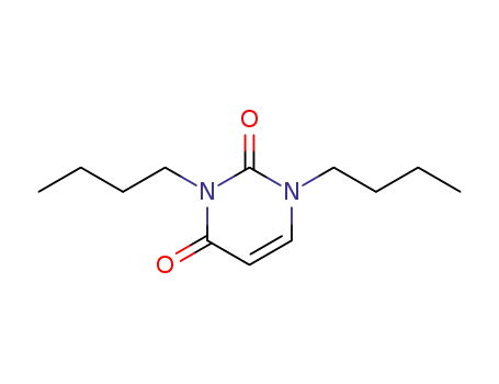 Molecular Structure of 59245-42-0 (2,4(1H,3H)-Pyrimidinedione, 1,3-dibutyl-)
