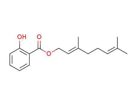 Molecular Structure of 72934-20-4 (GeranylSalicylate)