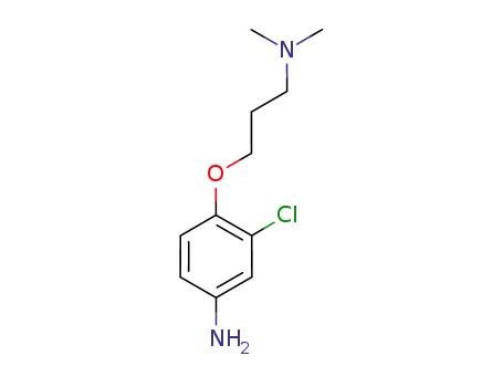 Molecular Structure of 946729-64-2 (N-[3-(4-AMINO-2-CHLOROPHENOXY)PROPYL]-N,N-DIMETHYLAMINE)