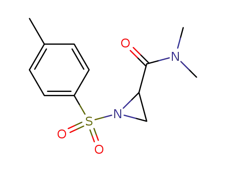 Molecular Structure of 193634-85-4 (2-Aziridinecarboxamide, N,N-dimethyl-1-[(4-methylphenyl)sulfonyl]-)