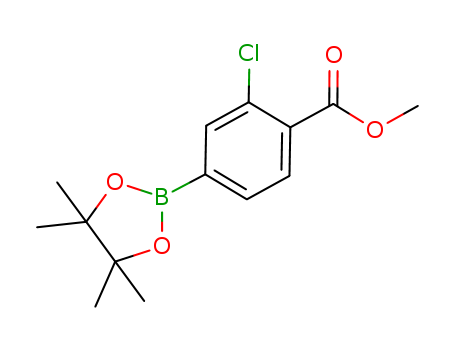 Methyl 2-chloro-4-(4,4,5,5-tetramethyl-1,3,2-dioxaborolan-2-yl)benzoate