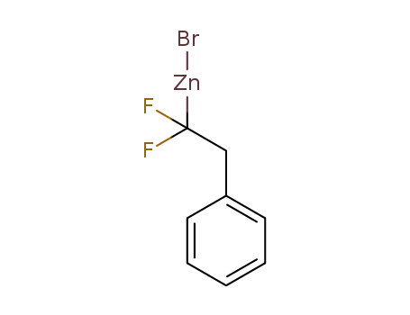 Molecular Structure of 1422039-14-2 (C<sub>8</sub>H<sub>7</sub>BrF<sub>2</sub>Zn)