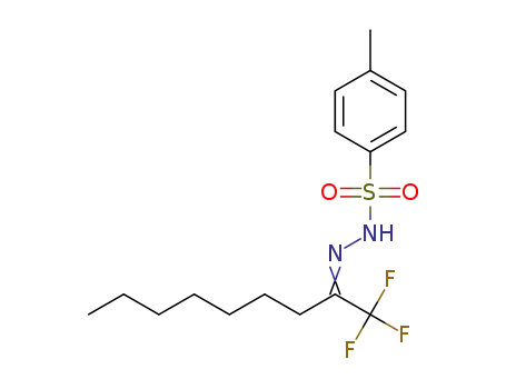4-methyl-N'-(1,1,1-trifluorononan-2-ylidene)benzenesulfonohydrazide