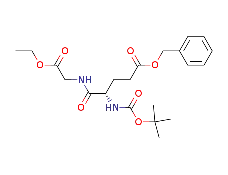 Glycine, N-[(1,1-dimethylethoxy)carbonyl]-L-a-glutamyl-, 2-ethyl
1-(phenylmethyl) ester