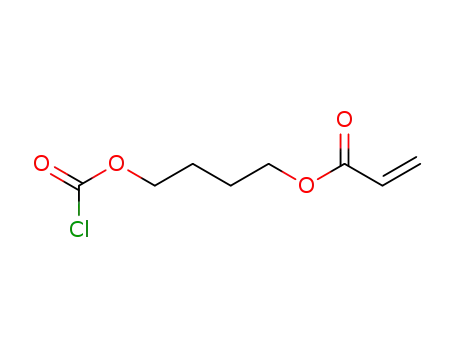 Molecular Structure of 185756-32-5 (4-[(chlorocarbonyl)oxy]butyl prop-2-enoate)