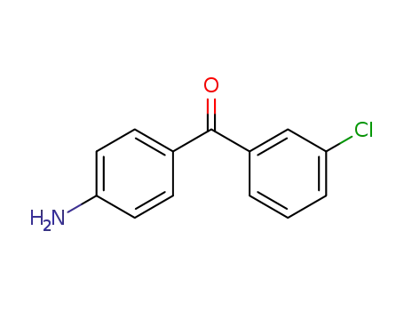 Molecular Structure of 62261-42-1 (4'-Amino-3-chlorobenzophenone)