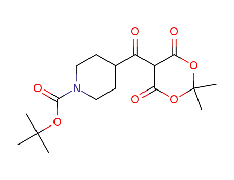 tert-butyl 4-(2,2-dimethyl-4,6-dioxo-1,3-dioxane-5-carbonyl)piperidine-1-carboxylate