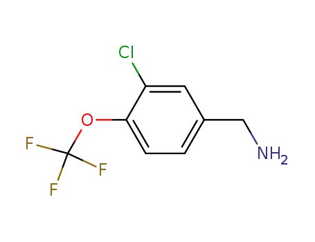 1-[3-Chloro-4-(trifluoromethoxy)phenyl]methanamine