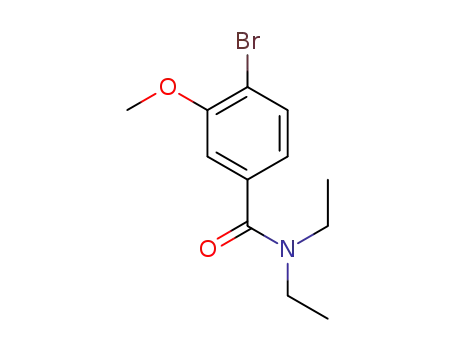 Molecular Structure of 889676-36-2 (N,N-DIETHYL 4-BROMO-3-METHOXYBENZAMIDE 98)