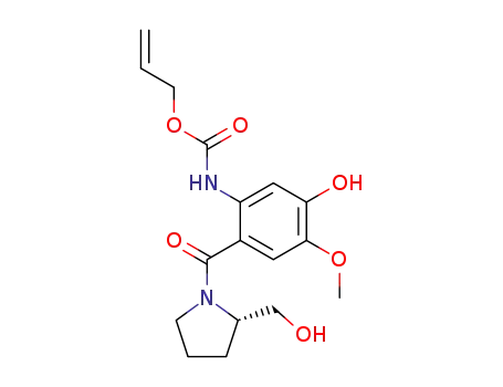 allyl 5-hydroxy-2-{[(S)-2-(hydroxymethyl)pyrrolidinyl]carbonyl}-4-methoxyphenylcarbamate