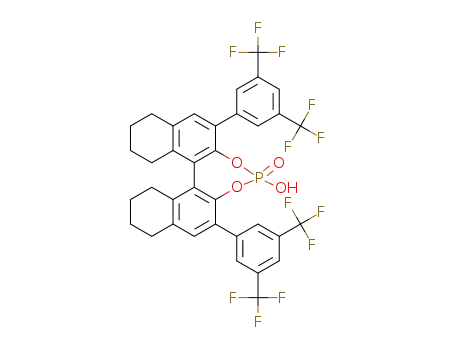 Molecular Structure of 1011465-24-9 (R-3,3'-bis((3,5-bis(trifluoroMethyl)phenyl)-5,5',6,6',7,7',8,8'-octahydro-1,1'-binaphthyl-2,2'-diyl hydrogenphosphate)