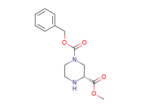 (R)-4-N-Cbz-piperazine-3-carboxylic acid methylester cas no. 405175-79-3 98%