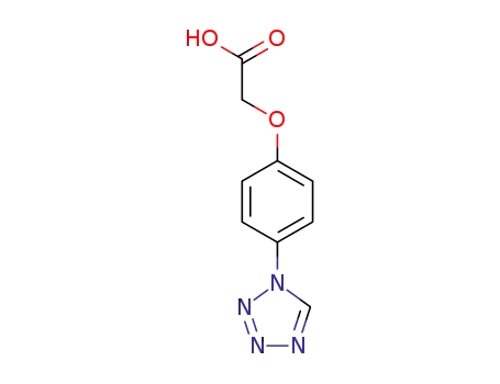 Molecular Structure of 832740-47-3 ((4-TETRAZOL-1-YL-PHENOXY)-ACETIC ACID)