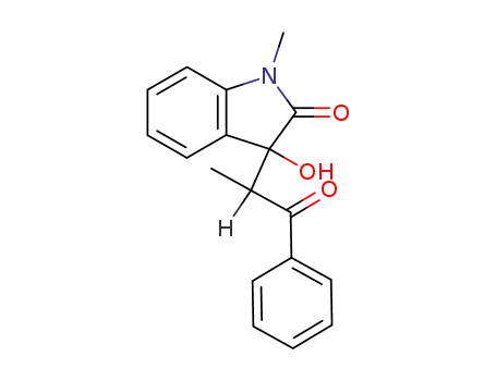 3-hydroxy-1-methyl-3-(1-methyl-2-oxo-2-phenylethyl)-1,3-dihydro-2H-indol-2-one