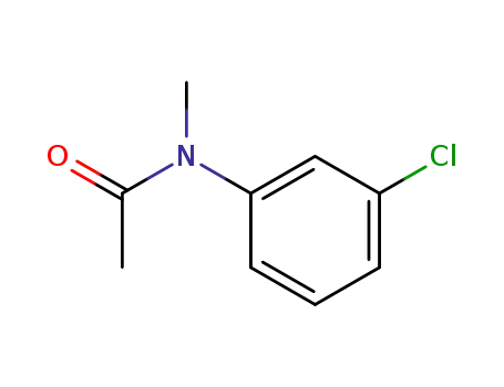 Molecular Structure of 54766-53-9 (N-(3-CHLOROPHENYL)-N-METHYLACETAMIDE)