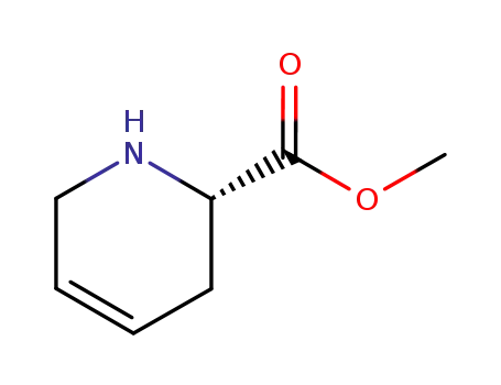 Molecular Structure of 144177-44-6 (2-Pyridinecarboxylicacid,1,2,3,6-tetrahydro-,methylester,(S)-(9CI))