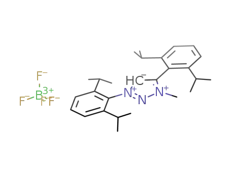 3-methyl-1,4-bis(2,6-diisopropylphenyl)-1,2,3-triazolium tetrafluoroborate