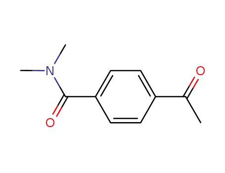 Molecular Structure of 1008119-09-2 (4-Acetyl-N,N-dimethylbenzamide)
