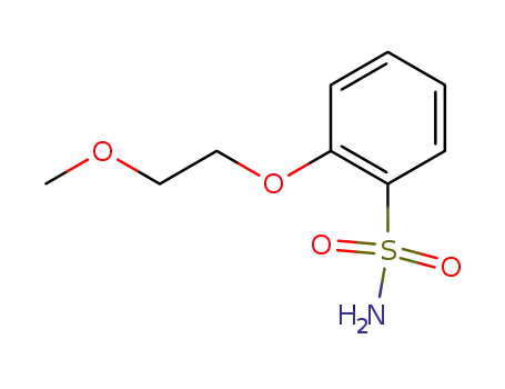 Molecular Structure of 82031-33-2 (2-(2-Methoxyethoxy)benzenesulfonamide)