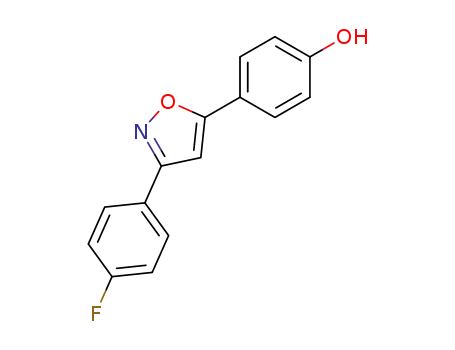 Phenol, 4-[3-(4-fluorophenyl)-5-isoxazolyl]-