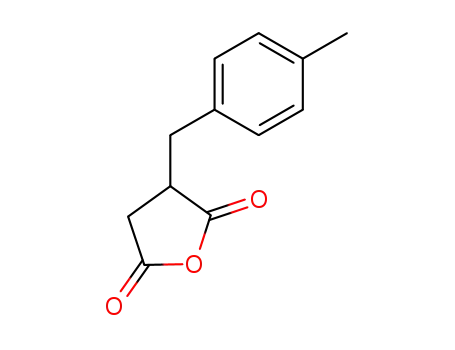 Molecular Structure of 4338-65-2 (3-(4-methylbenzyl)dihydrofuran-2,5-dione)