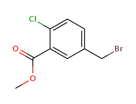 Benzoic acid, 5-(bromomethyl)-2-chloro-, methyl ester
