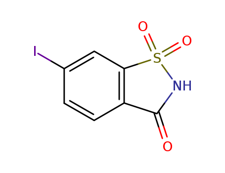 1,2-Benzisothiazol-3(2H)-one,6-iodo-, 1,1-dioxide
