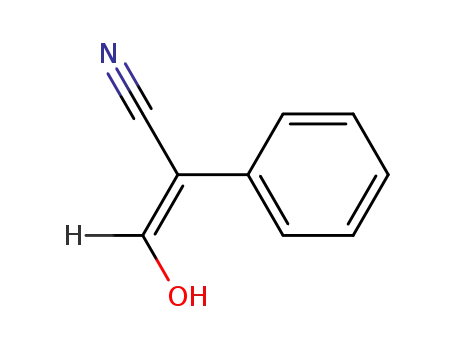Molecular Structure of 62914-60-7 (Benzeneacetonitrile, a-(hydroxymethylene)-, (E)-)