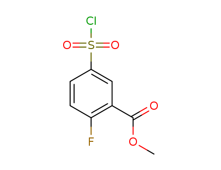 methyl 5-(chlorosulfonyl)-2-fluorobenzoate(1094460-86-2)