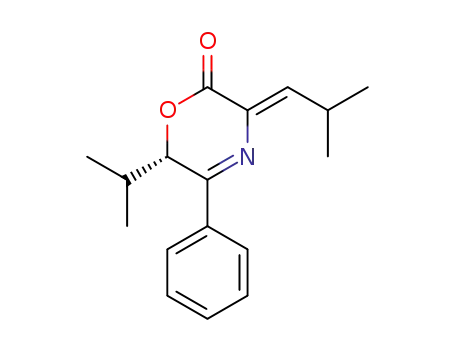 (6S)-6-isopropyl-5-phenyl-3-[(Z)-2-methylpropylidene]-3,6-dihydro-2H-1,4-oxazin-2-one