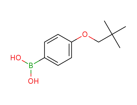 Molecular Structure of 938443-38-0 (4-(Neopentyloxy)phenylboronic acid)