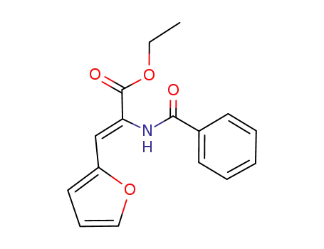 2-Propenoic acid, 2-(benzoylamino)-3-(2-furanyl)-, ethyl ester, (Z)-