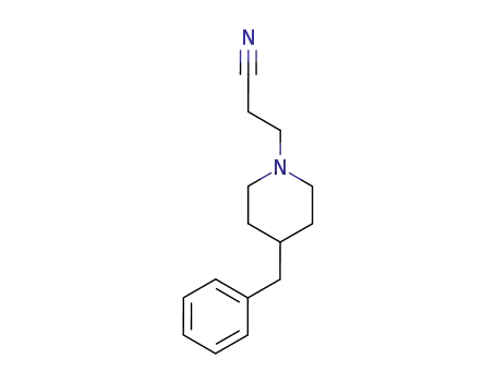 3-(4-benzylpiperidin-1-yl)propanenitrile