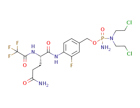 4-(Nα-trifluoroacetyl-L-glutaminyl)amido-3-fluorobenzylphosphoramide