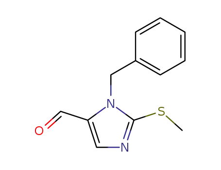 1-BENZYL-2-(METHYLSULFANYL)-1H-IMIDAZOLE-5-CARBALDEHYDE