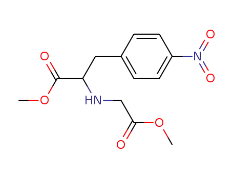 methyl 2-[N-(methoxycarbonylmethyl)amino]-3-(4-nitrophenyl)propionate