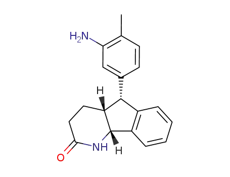 (4aR,5R,9bR)-5-(3-Amino-4-methyl-phenyl)-1,3,4,4a,5,9b-hexahydro-indeno[1,2-b]pyridin-2-one