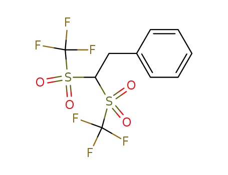 (2,2-bis(trifluoromethanesulfonyl)ethyl)benzene