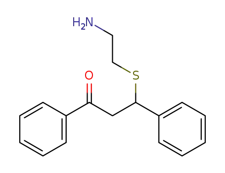 3-((2-aminoethyl)thio)-1,3-diphenylpropan-1-one