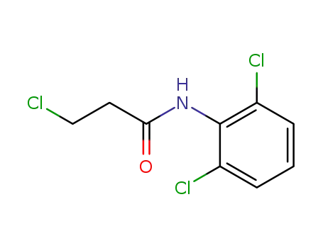 Molecular Structure of 35714-74-0 (3-CHLORO-N-(2,6-DICHLOROPHENYL)PROPANAMIDE)