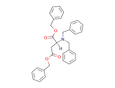 Molecular Structure of 159497-65-1 (L-Aspartic acid, N,N-bis(phenylmethyl)-, bis(phenylmethyl) ester)