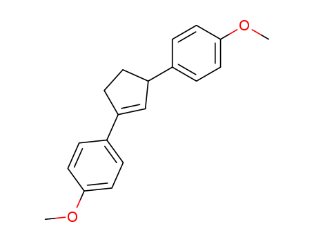 Benzene, 1,1'-(1-cyclopentene-1,3-diyl)bis[4-methoxy-