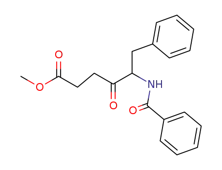 (R,S)-5-benzoylamino-4-oxo-6-phenylhexanoic acid methyl ester