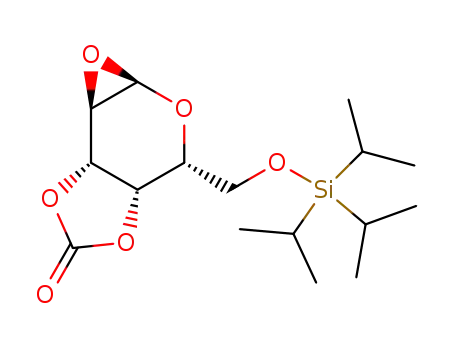 (1aS,3R,3aS,6aS,6bR)-3-Triisopropylsilanyloxymethyl-tetrahydro-1,2,4,6-tetraoxa-cyclopropa[e]inden-5-one