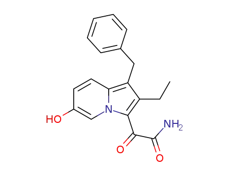 (1-Benzyl-2-ethyl-6-hydroxyindolizin-3-yl)glyoxylamide