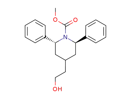 (2R,6R)-4-(2-Hydroxy-ethyl)-2,6-diphenyl-piperidine-1-carboxylic acid methyl ester