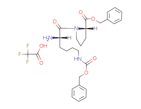 benzyl N<SUP>6</SUP>-((benzyloxy)carbonyl)-L-lysyl-L-prolinate trifluoroacetate